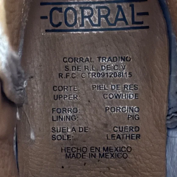 Corral Teen’s white glittered inlay snip toe cowboy boot - Picture 3 of 8